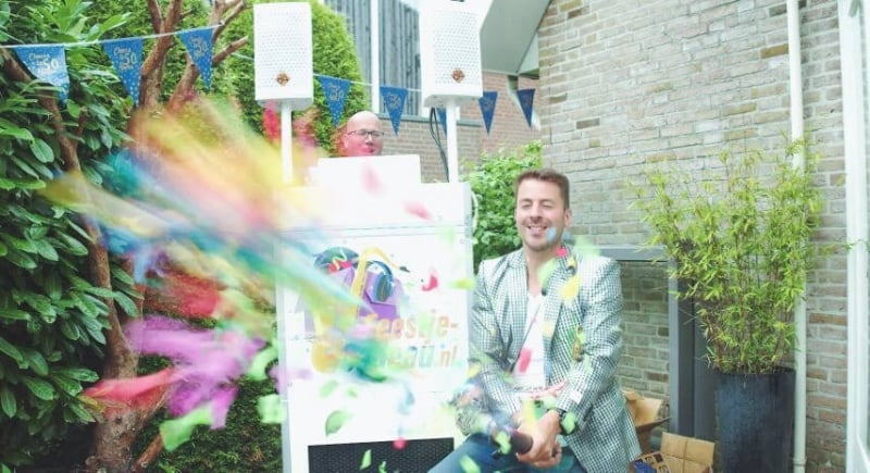 confetti cadeau met dj jeroen
