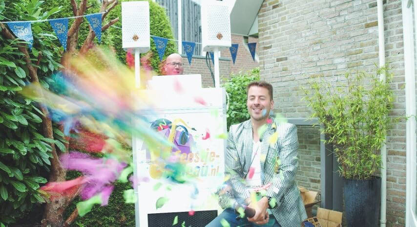 confetti cadeau met dj jeroen