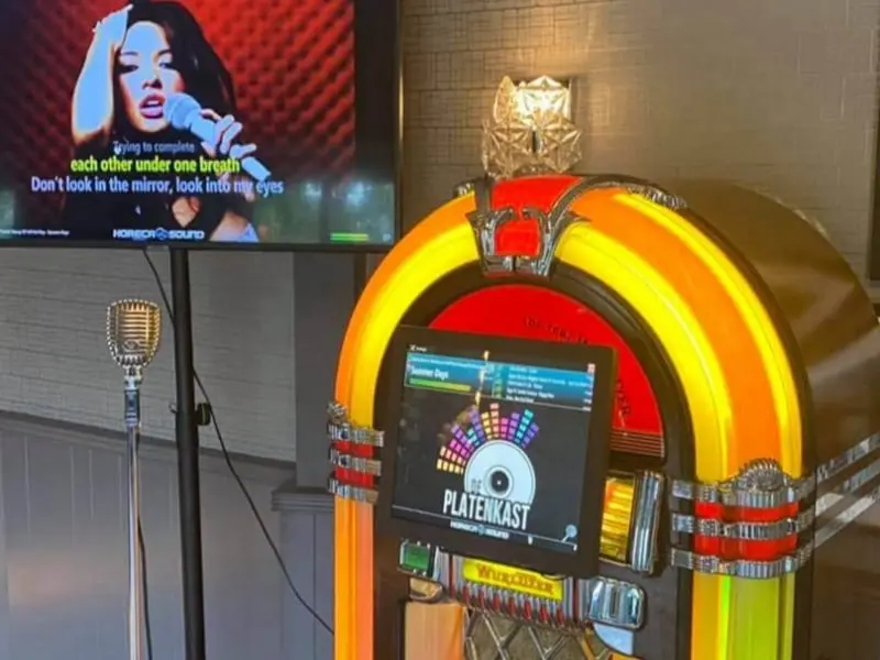 karaoke huren met een jukebox