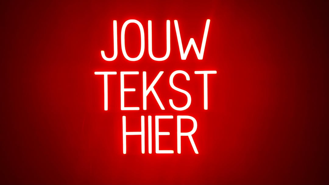 neon woorden samenstellen